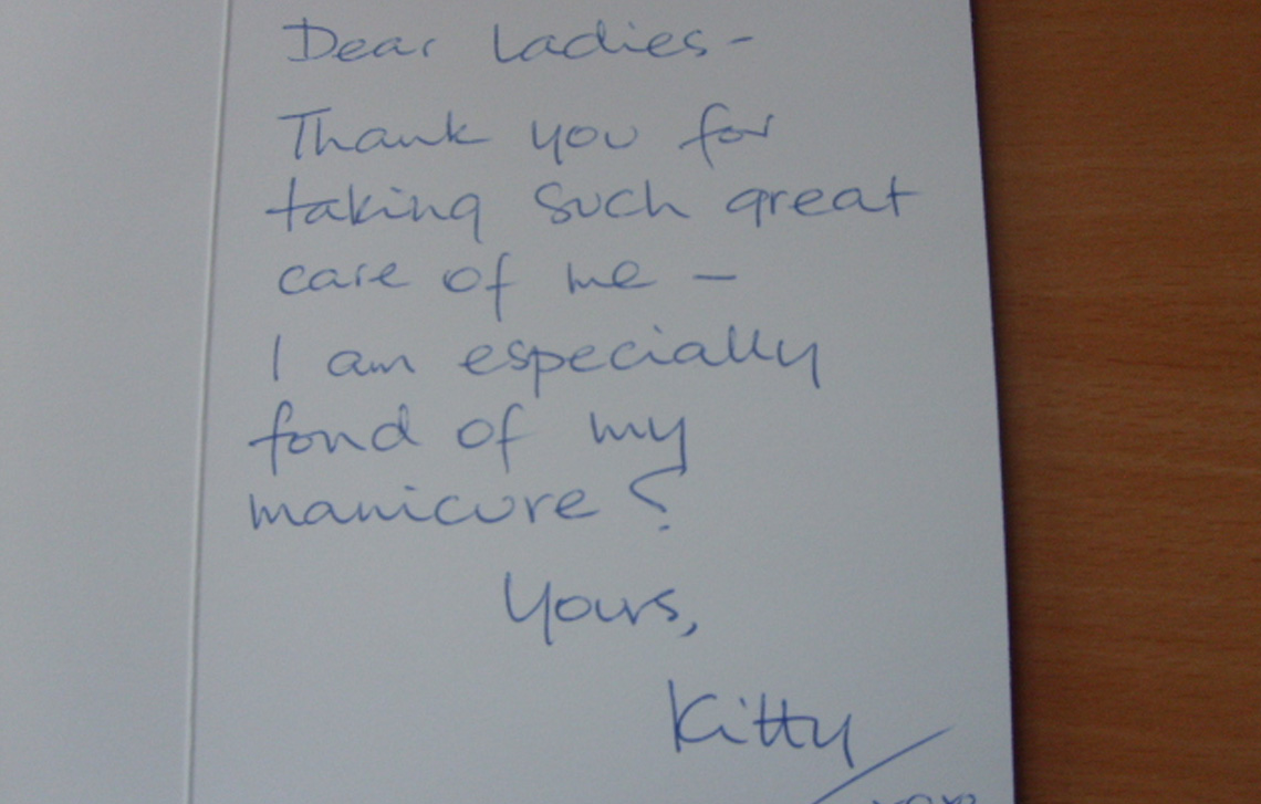 Thank you so much – love Kitty